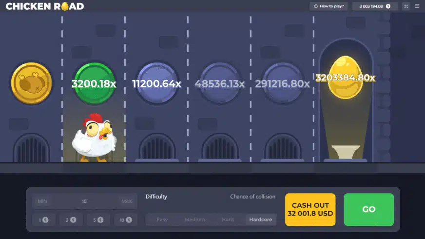 Jak grać w Chicken Cross